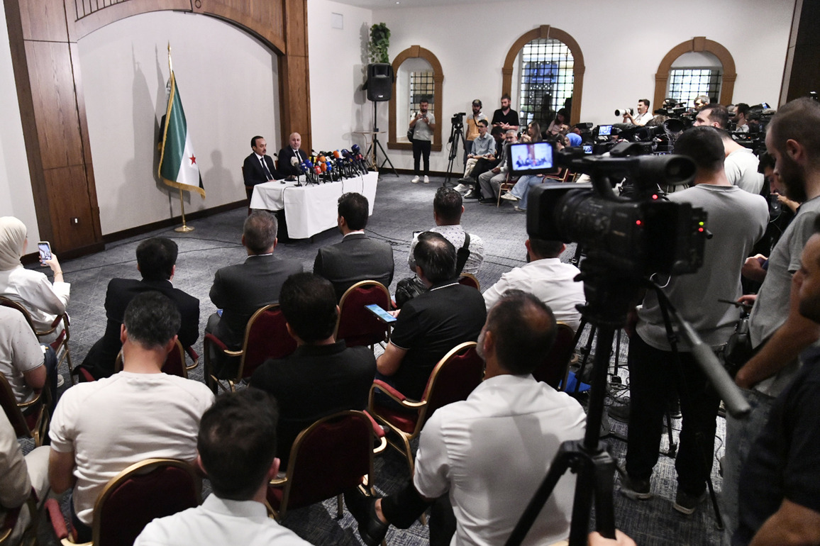SYRIA-DAMASCUS-COASTAL VIOLENCE-INVESTIGATION-PRESS CONFERENCE
