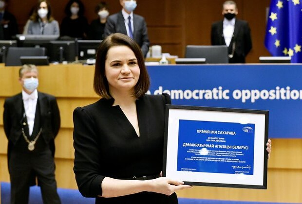 European Parliament Awards Sakharov Prize to Belarus Opposition