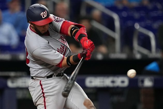Keibert Ruiz, Nationals knock off Marlins in 10
