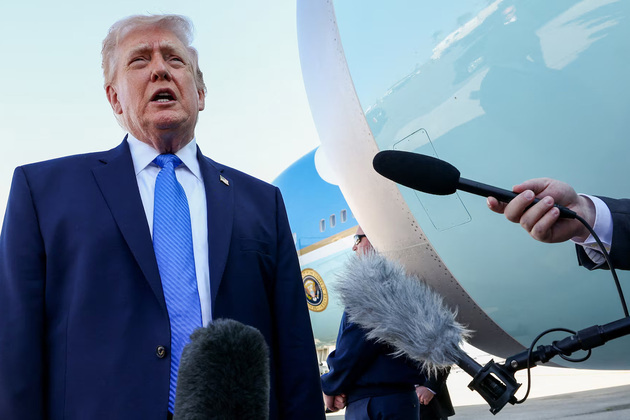 Trump downplays regional conflict as "practice", claims Iran talks "going quite well"