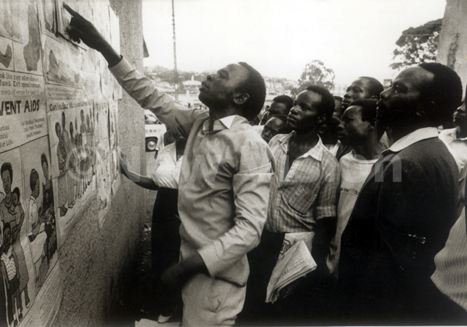 amil akonge during a sensitizing sessions of about the dangers of  on ctober 1992 