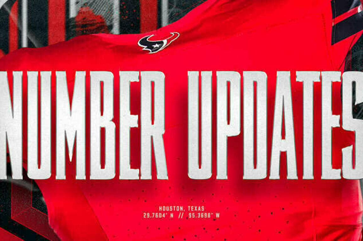 Texans Reveal Jersey Numbers for 2025 Draft Class