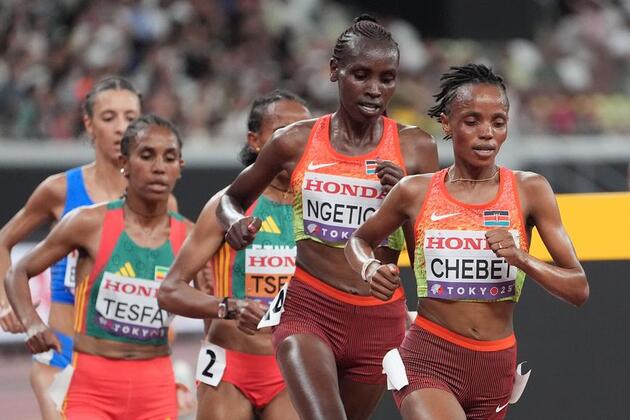 Roundup: Double Olympic champion Chebet wins first world title in thrilling race