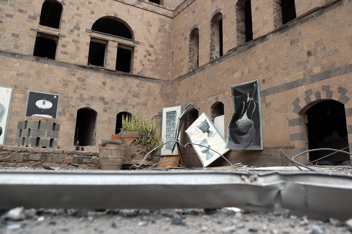 YEMEN-SANAA-ISRAELI AIRSTRIKES-NATIONAL MUSEUM-DAMAGE
