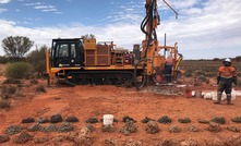  Aircore drilling on Lake Throssell