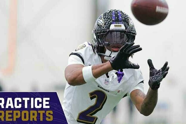 Practice Ravens Defense Shows out in Front of Jaire Alexander