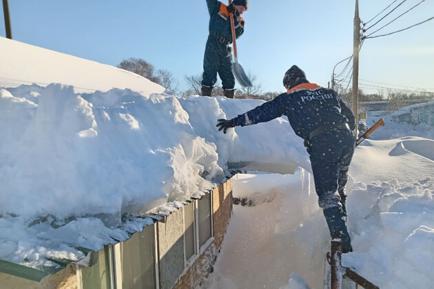 RUSSIA-KAMCHATKA-EXTREME SNOWSTORM