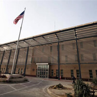 "Suicide drone" and missile strike target "radar system" and "helipad" at US embassy in Baghdad: Iran Media