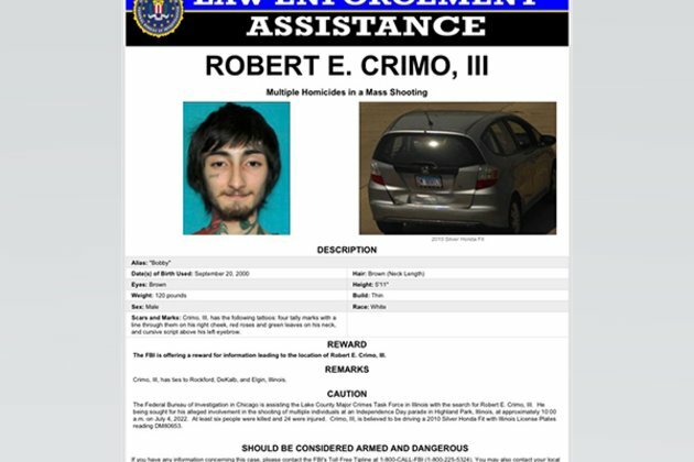 US agencies identify 'person of interest' in Illinois mass shooting