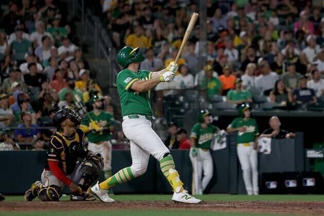 Nick Kurtz, A's flexing muscles ahead of rematch vs. Pirates