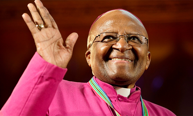 South Africa's Tutu back home after two weeks in hospital South Africa's Tutu back home after two weeks in hospital