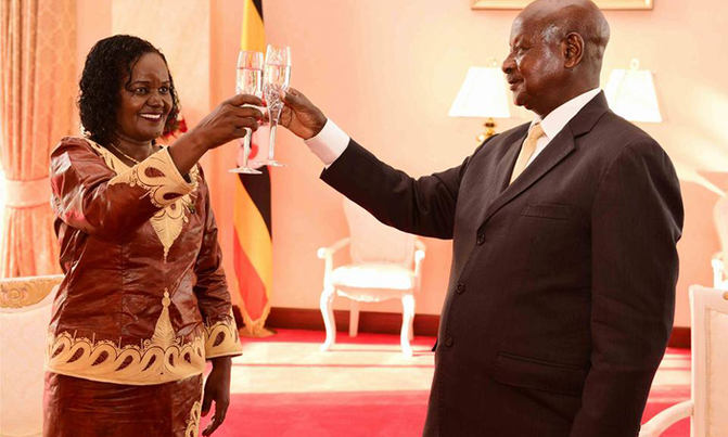 Museveni receives five new envoys' credentials Museveni receives five new envoys' credentials