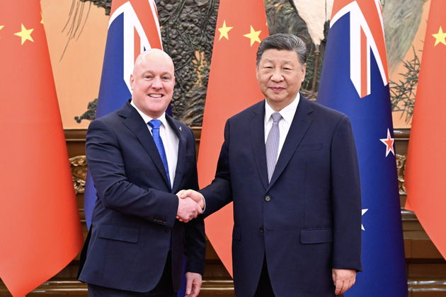 CHINA-BEIJING-XI JINPING-NEW ZEALAND'S PM-MEETING (CN)