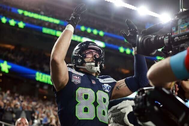 Seahawks TE AJ Barner ready for camp after two surgeries