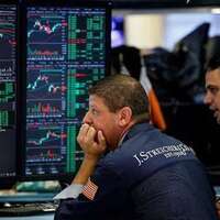U.S. stocks hit by profit-taking; industrials slide, techs edge up
