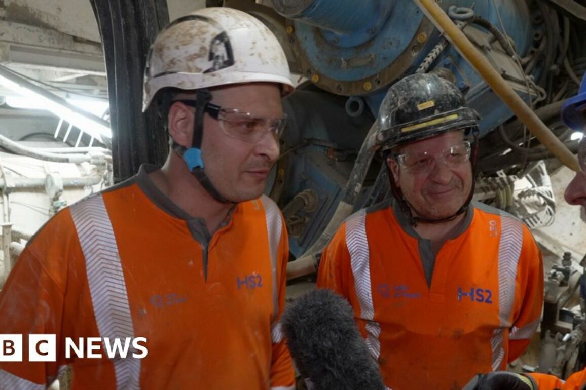 Inside HS2- Meet London's miners working on the Northolt tunnels