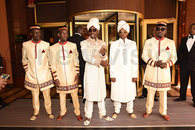  buga with his grooms men