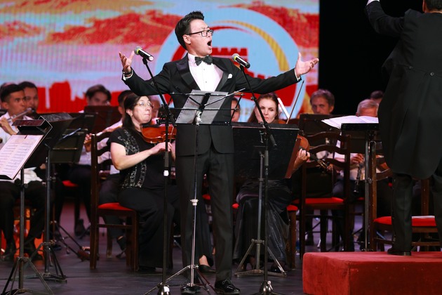 KYRGYZSTAN-BISHKEK-CONCERT-VICTORY IN THE CHINESE PEOPLE'S WAR OF RESISTANCE AGAINST JAPANESE AGGRESSION-WORLD ANTI-FASCIST WAR-80TH ANNIVERSARY