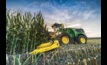  John Deere has upgraded its 8000 and 9000 series forage harvesters. Image courtesy John Deere.
