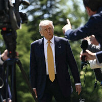 Trump shares AI pic of 'golden dome' around White House