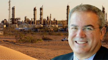 Bass Oil’s Vanessa field is in Origin’s sights for a potential offtake deal. Pictured: Bass Oil MD Tino Guglielmo at the Santos-operated Moomba gas hub, where Origin processes Cooper Basin gas.