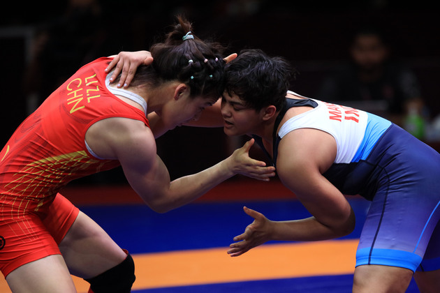 (SP)JORDAN-AMMAN-WRESTLING-SENIOR ASIAN CHAMPIONSHIPS-WOMEN