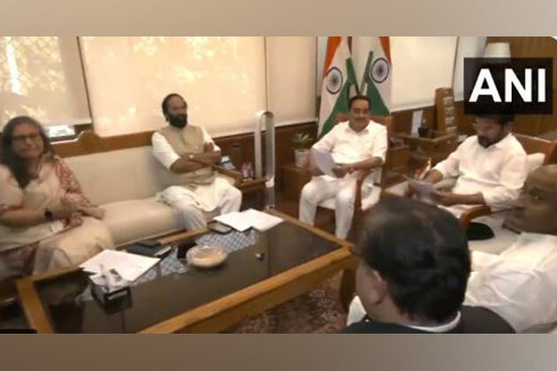 Telangana CM Revanth Reddy, State Minister Reddy meet Union Jal Shakti Minister in Delhi