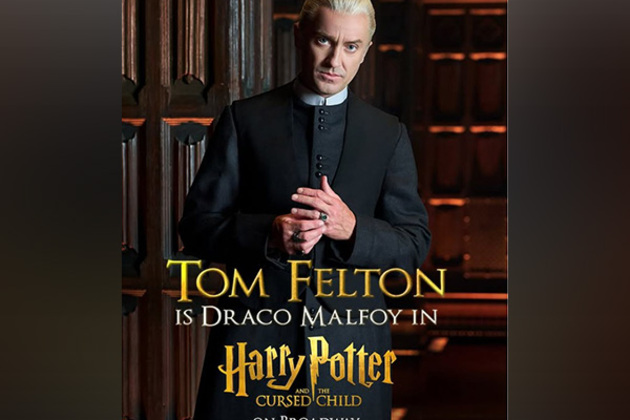 Tom Felton to make his Broadway debut in 'Harry Potter and the Cursed Child'