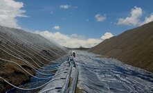 Copper heap leaching.