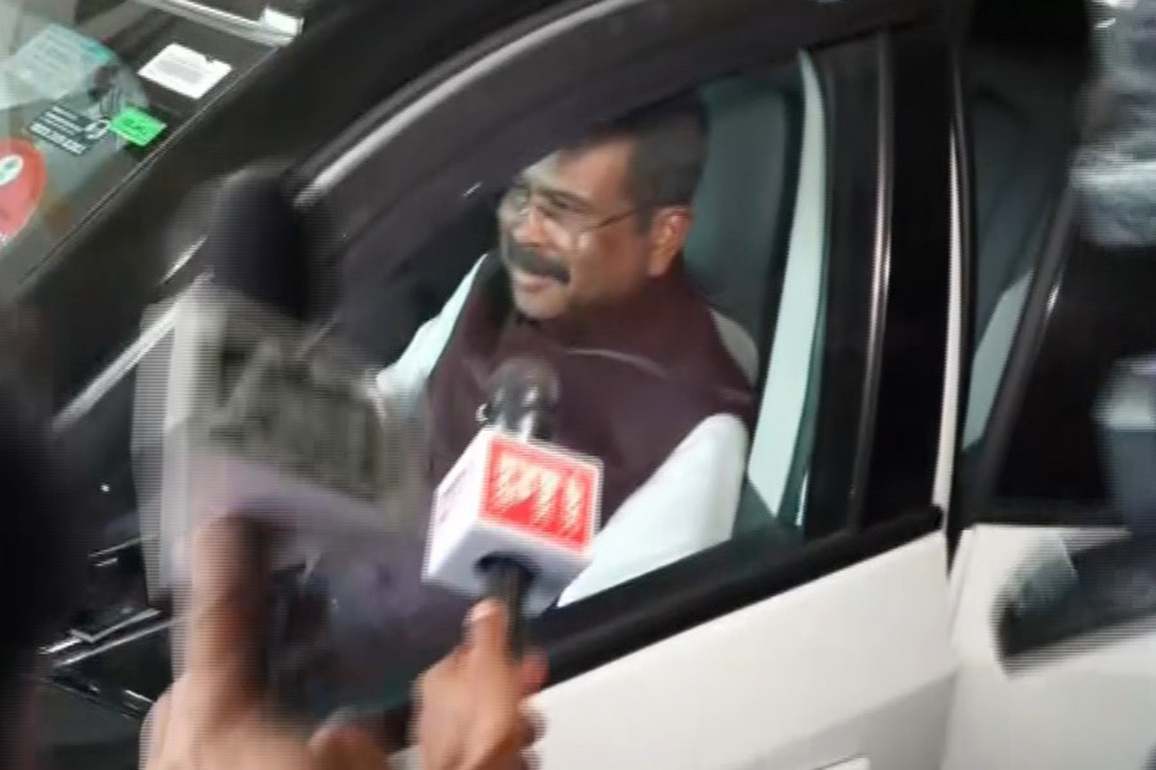 Union Education Minister Dharmendra Pradhan refuses media questions over NEET-UG paper leak row