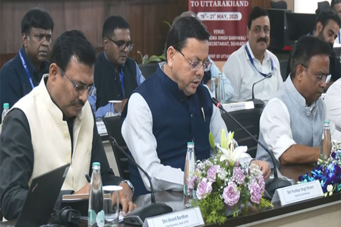 Uttarakhand CM Dhami, Finance Commission discuss state's share of grants