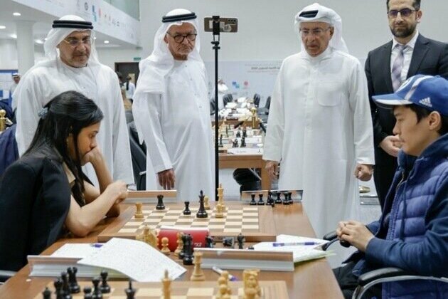 Salem Abdulrahman closes in on Sharjah Chess Masters Title