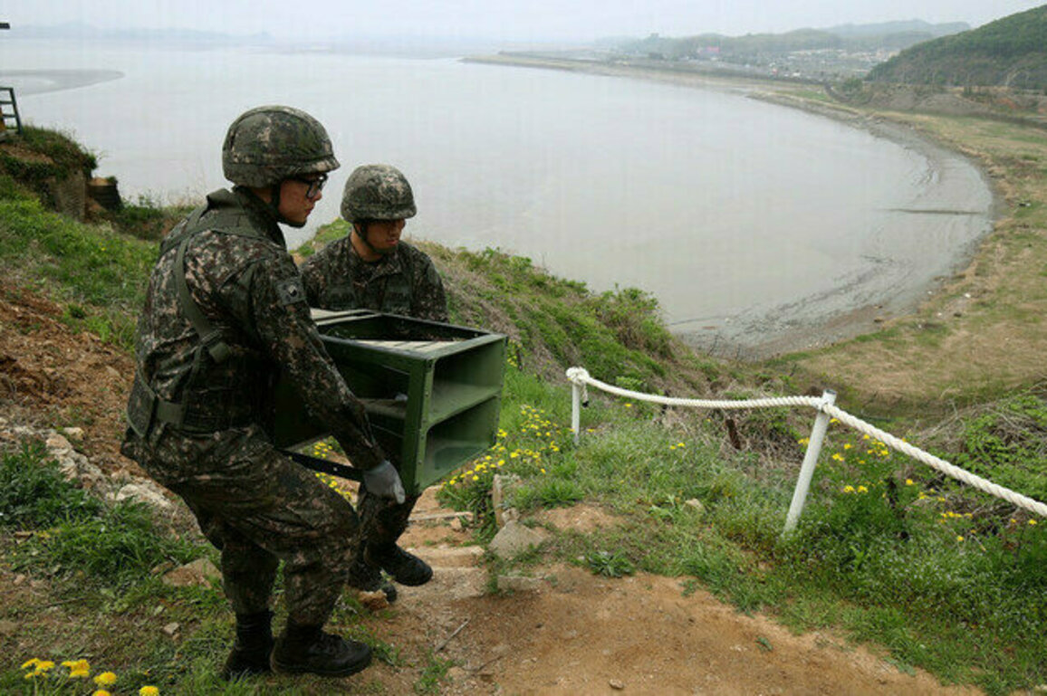 South Korea removing border loudspeakers