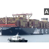 World's largest container ship MSC IRINA arrives at Vizhinjam International Seaport