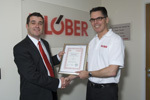 20-year service award at Klober