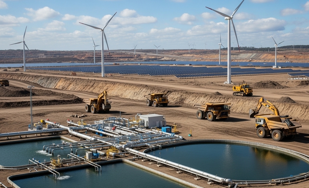 Mineração sustentável do futuro