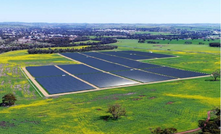  A representation of the solar farm 