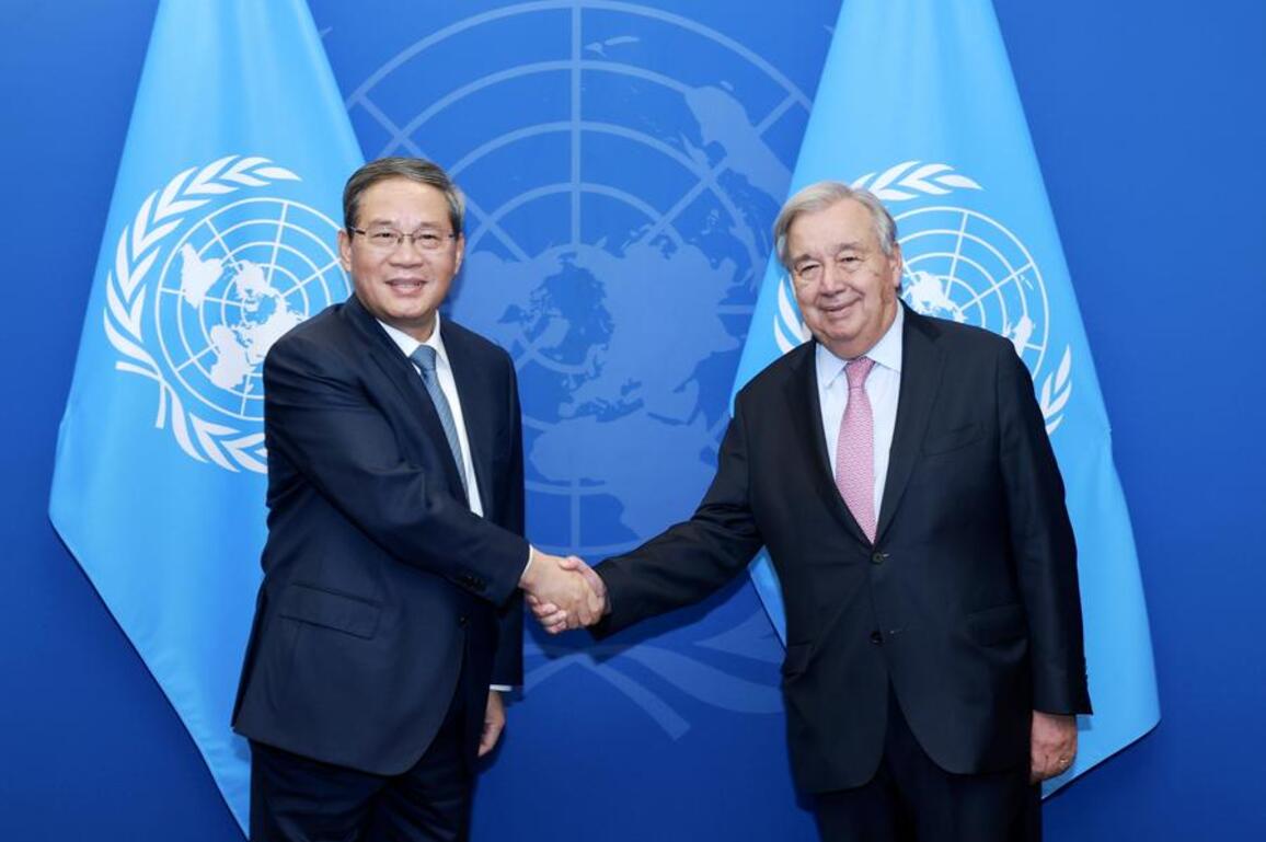 China pledges joint efforts with UN to implement GGI -- premier
