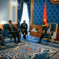 President of Angola receives Shakhboot bin Nahyan