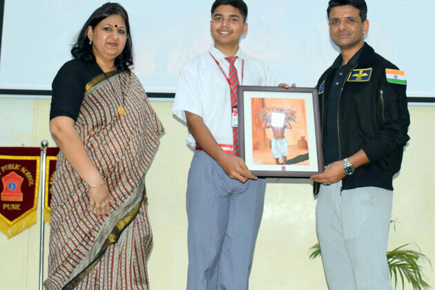 Gaganyaan astronaut Subhanshu Shukla interacts with students and faculty of Army Public School