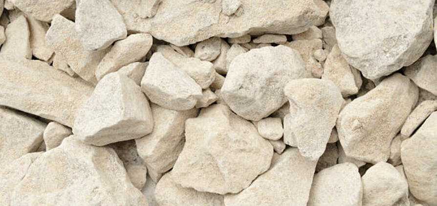 Amostras de calcário