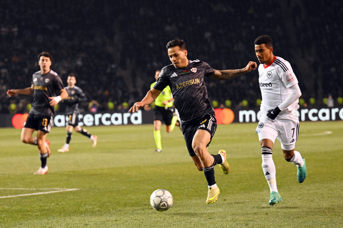 (SP)AZERBAIJAN-BAKU-FOOTBALL-UEFA CHAMPIONS LEAGUE-QARABAG VS FRANKFURT