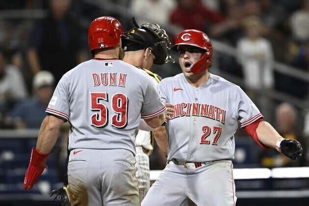 Sal Stewart bashes go-ahead homer in 11th as Reds top Padres