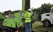 Cascade Drilling crews used a compact sonic rig to achieve core samples with a 95% recovery rate