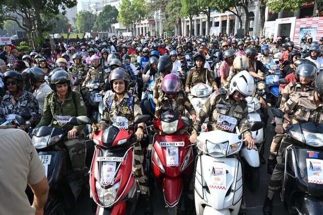 Lok Sabha Speaker Om Birla flags off All-Women Bike Rally 2026 on International Women's Day