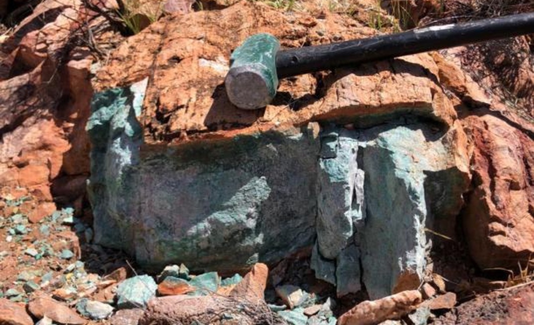 Evidence of mineralisation in Namibia