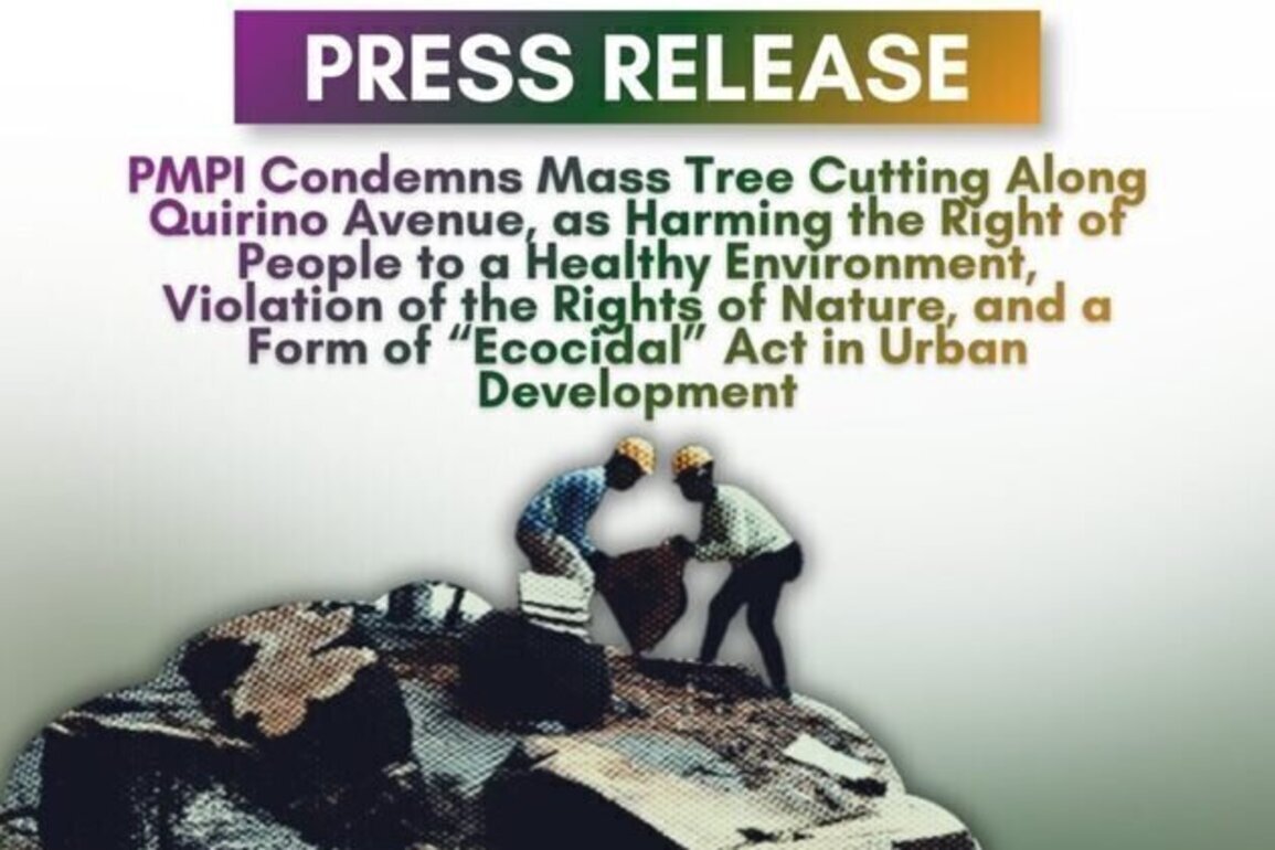 PMPI Condemns Mass Tree Cutting Along Quirino Avenue