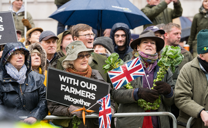 Thousands of farmers attended the farmer protest on November 19