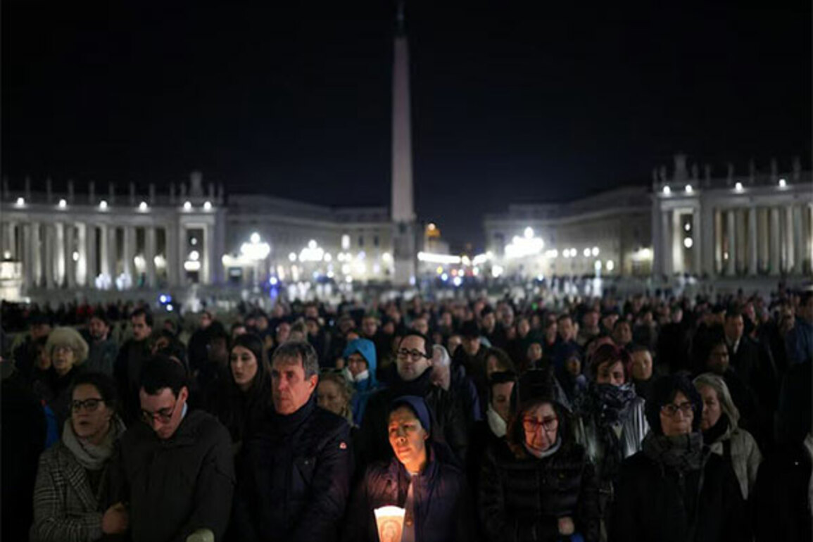 Pope slept well through the night, Vatican says