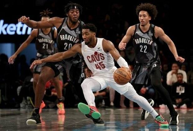 Cavaliers ride latest win streak into meeting with Nets